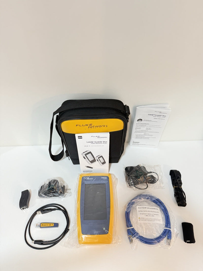 FLUKE NETWORKS LINKIQ-DUO WIFI NETWORKS TESTER MFD-2025 /SHIPS FREE