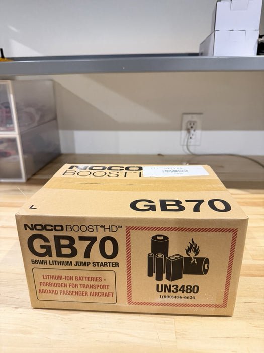 NOCO BOOSE HD GB70 12V 2000A ULTRA SAFE JUMP STARTER POWER PACK (NEW SEALED)