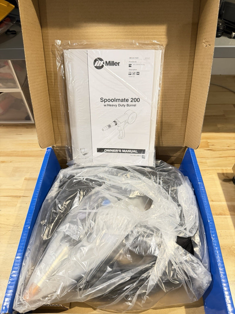MILLER SPOOLMATE 200 SPOOLGUN 20FT 300497 (NEW FACTORY SEALED)
