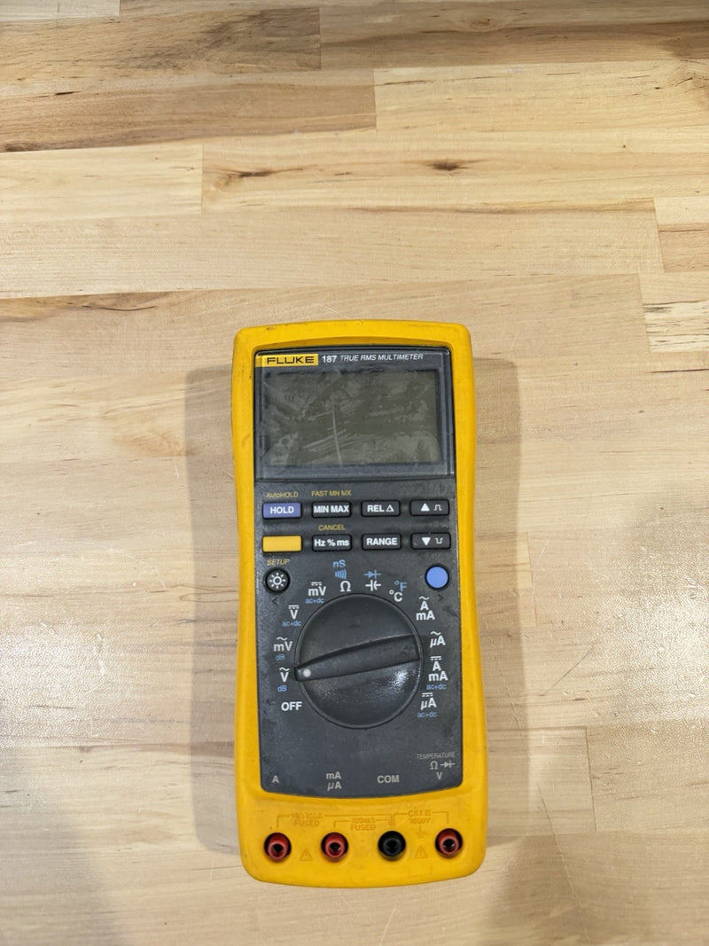 FLUKE 187 TRUE RMS MULTIMETER FOR PARTS
