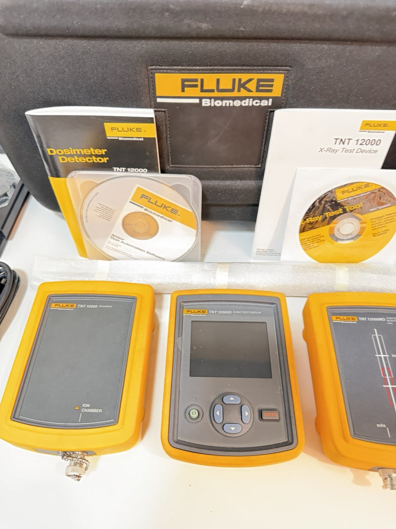 FLUKE BIOMEDICAL TNT 12000D W DOSEMATE 12000WD KIT & ACCESSORIES KIT TESTED
