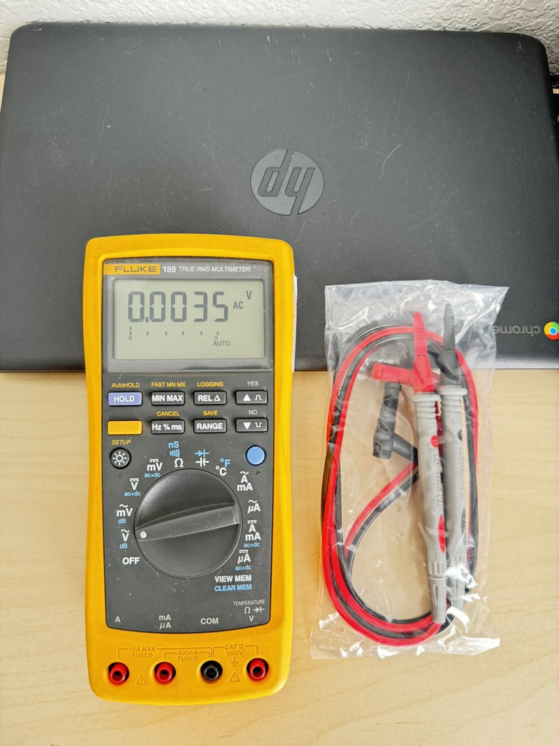 FLUKW 189 TRUE RMS MULTIMETER WITHLEAD SET