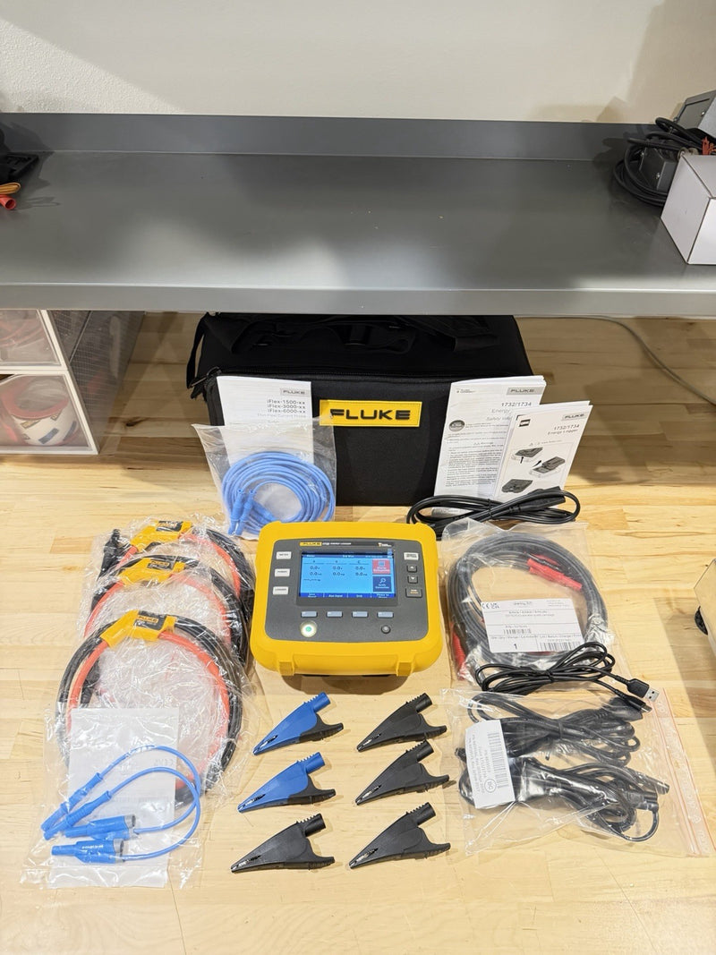FLUKE 1732/EUS ENERGY LOGGER BOX KIT- SHIPS FAST (FREE SHIPPING)