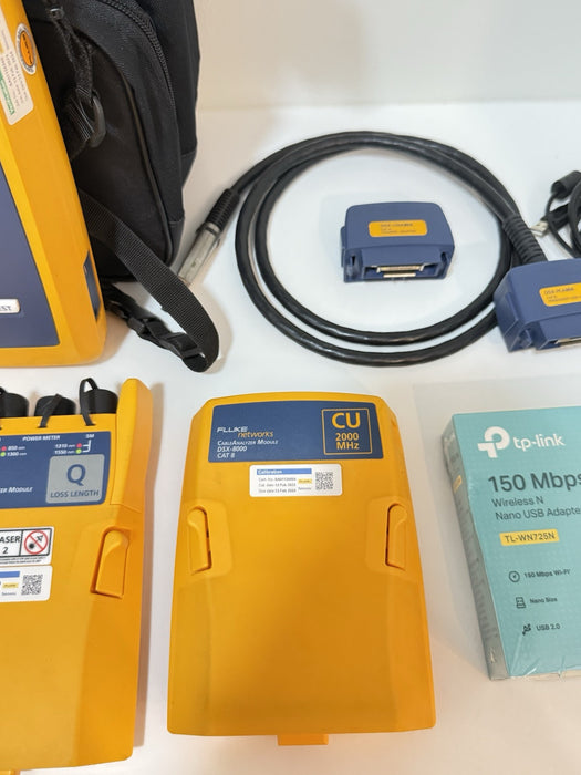 FLUKE NETWORKS DSX-8000QI 2 GHZ DSX2-8000 CABLE ANALYZER W QUAD OLTS CAL 2024