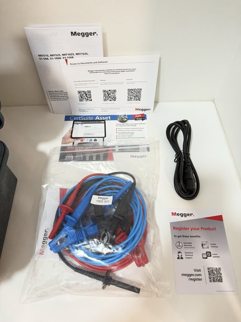 MEGGER MIT515 5KV INSULATION TESTER KIT W/ ACCESSORIES (NEW SEALED) SHIPS FREE