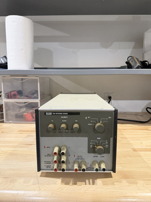 FLUKE 752A REFERENCE DIVIDER TESTED