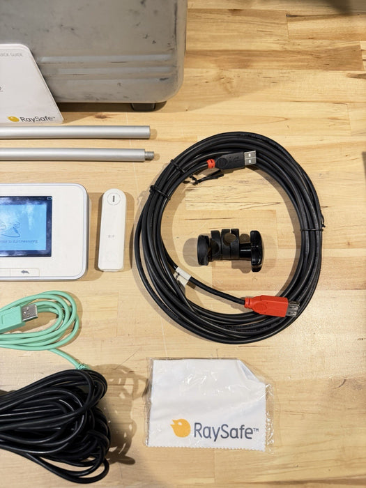 RAYSAFE X2 BASE UNIT KIT W/ SENSORS & ACCESSORIES (TESTED) FREE SHIPPING