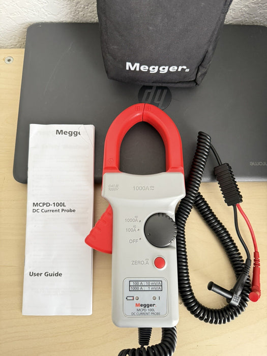 MEGGER MCPD 100L - DLRO100 DC CLAMP WITH BAG
