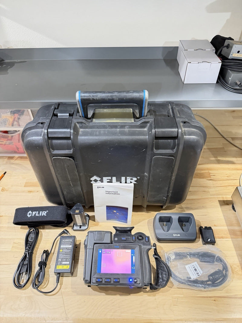 FLIR T640 THERMAL IMAGING CAMERA WITH ACCESSORIES TESTED
