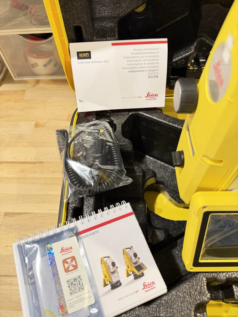 LEICA ICON ICB70 5" R500 KIT MANUAL TOTAL STATION
