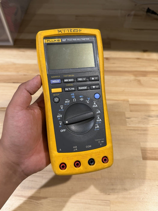 FLUKE 187 TRUE RMS MULTIMETER FOR PARTS