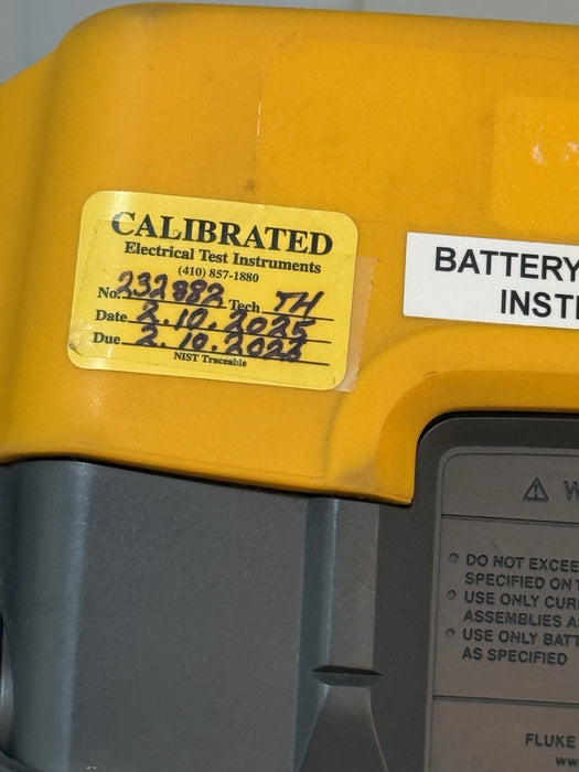 FLUKE 435 II POWER QUALITY & ENERGY ANALYZER WITH ACCESSORIES CALIBRATED 2025