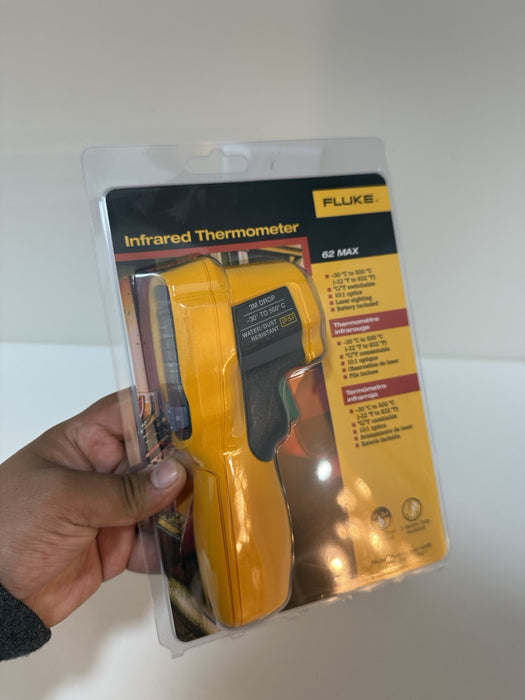 FLUKE 62 MAX INFRARED THERMOMETER (NEW FACTORY SEALED) SHIPS FAST