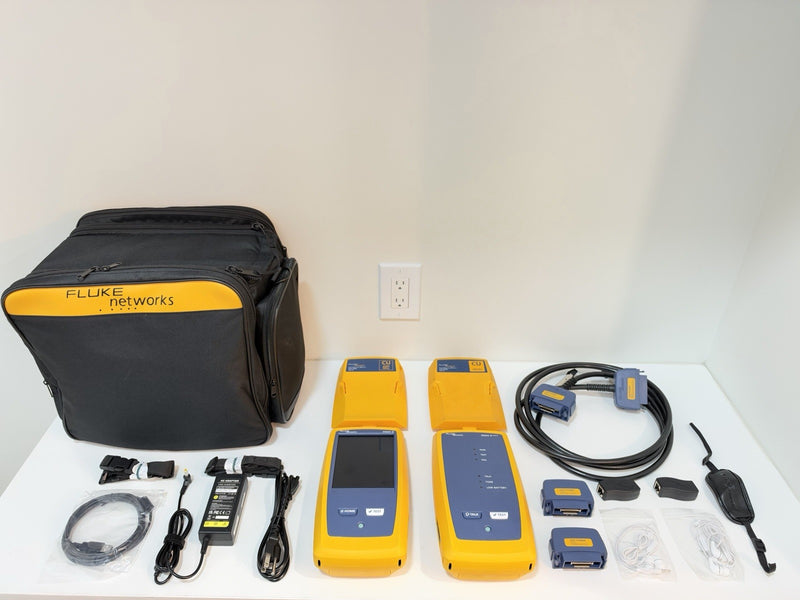 FLUKE NETWORKS DSX2-8000 VERSIV 2 CAT6A CAT8 LAN CABLE CERTIFIER TESTER DSX-8000