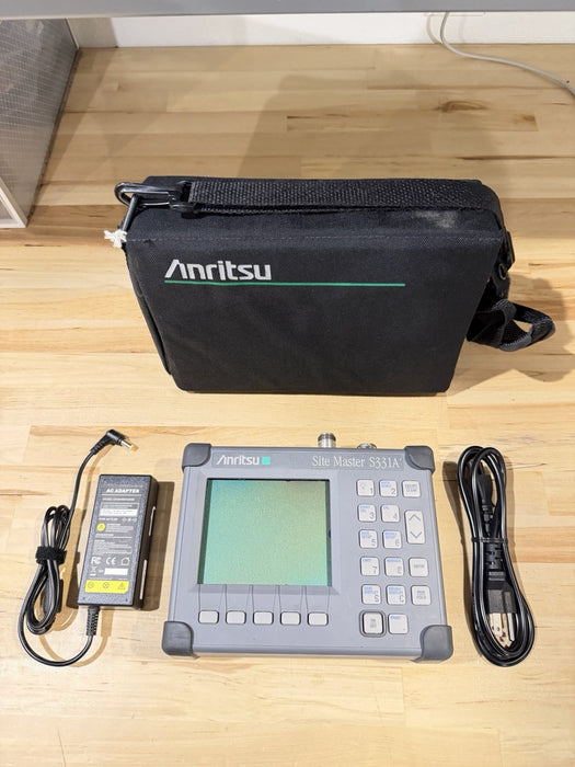 ANRITSU SITE MASTER S331A ANALYZER WITH CHARGER TESTED