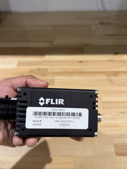 FLIR ORYX 10GIG ETHERNET CAMERA ORX-10G-51S5C-C & LENS (FREE SHIPPING)