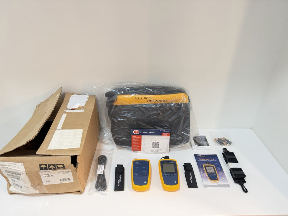 FLUKE NETWORKS FTK2000 SIMPLIFIBER SINGLE MODE 1310/1550NM FIBER VERIFICATION KT