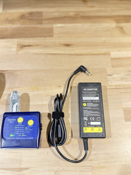 OXSIM OX-1 PULSE OXIMETER SIMULATOR W/ CHARGER (TESTED) FREE SHIPPING CAL-2024