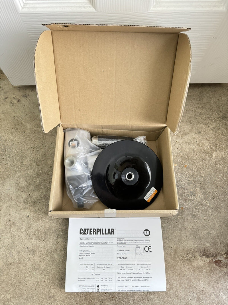 CAT 222-3065 7” HEAVY DUTY VERTICAL AIR SANDER