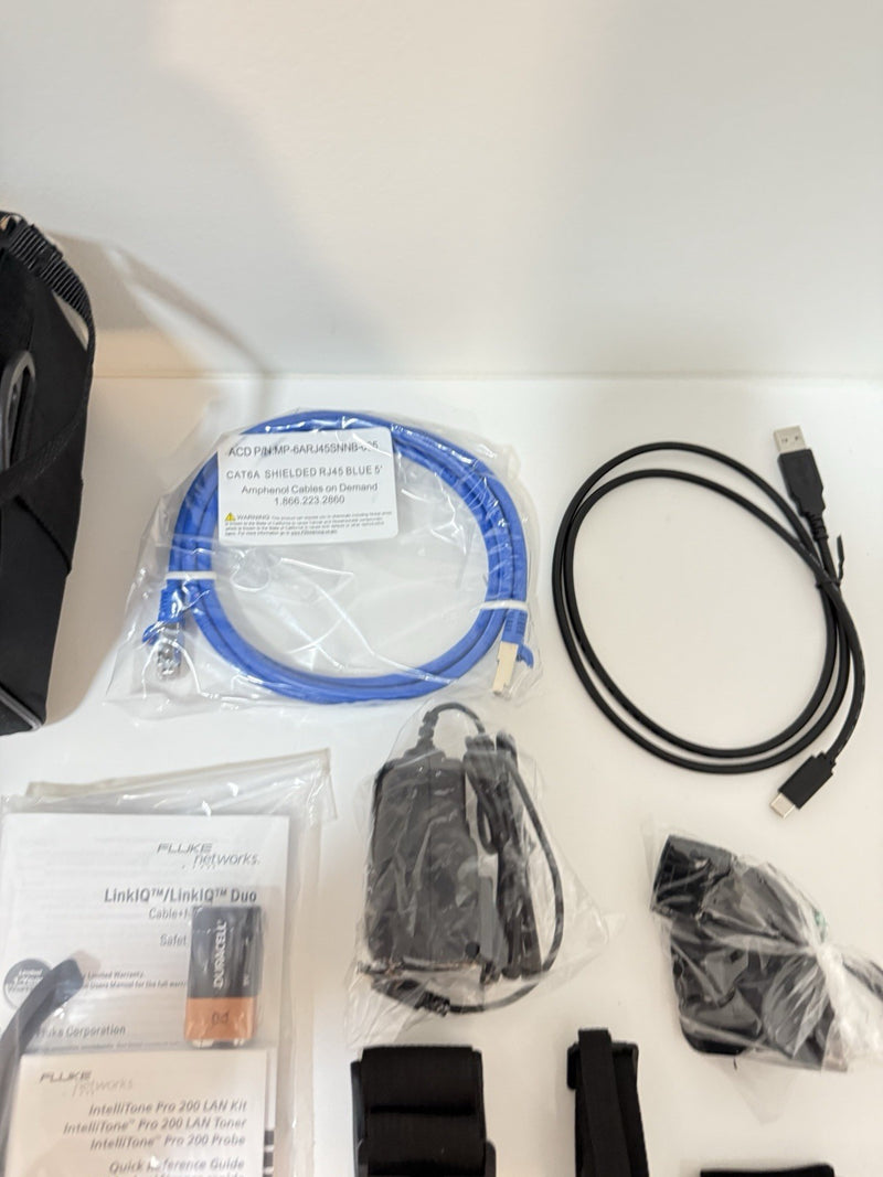 FLUKE NETWORKS LIQ-KIT LINKIQ TESTER KIT CALIBRATED 2025
