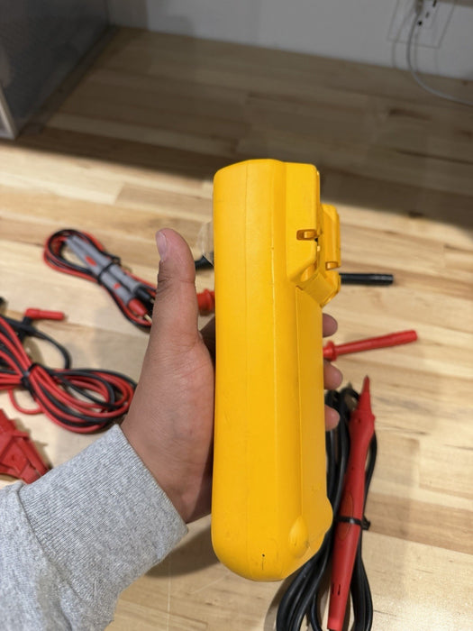 FLUKE 1507 INSULATION MULTIMETER W/ LEADS & CLIPS - SHIPS FAST
