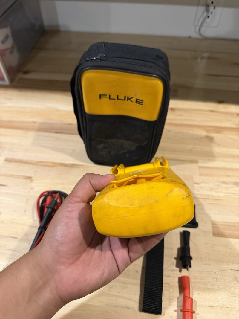 FLUKE 87V TRUE RMS MULTIMETER W/ LEADS (TESTED) SHIPS FAST