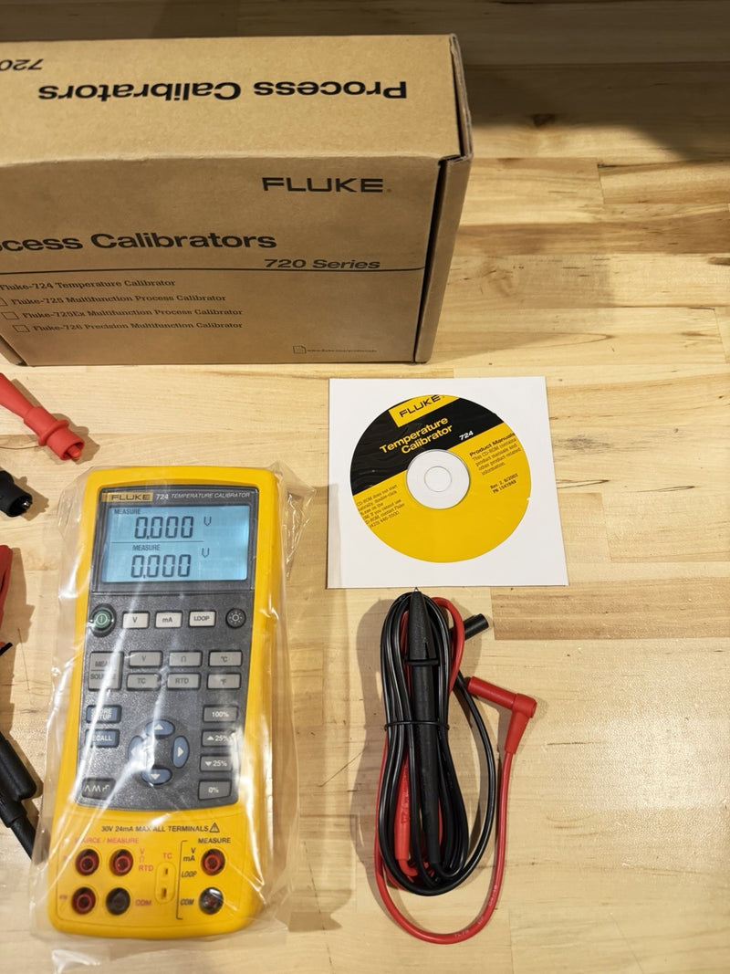 FLUKE 724 MULTIFUNCTION PROCESS CALIBRATOR FREE SHIPPING
