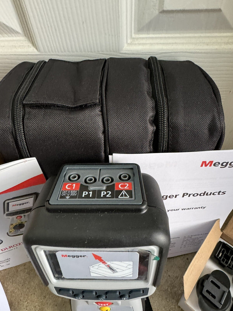 MEGGER DLRO2X DUCTER LOW RESISTANCE OHMMETER & DATA STORAGE