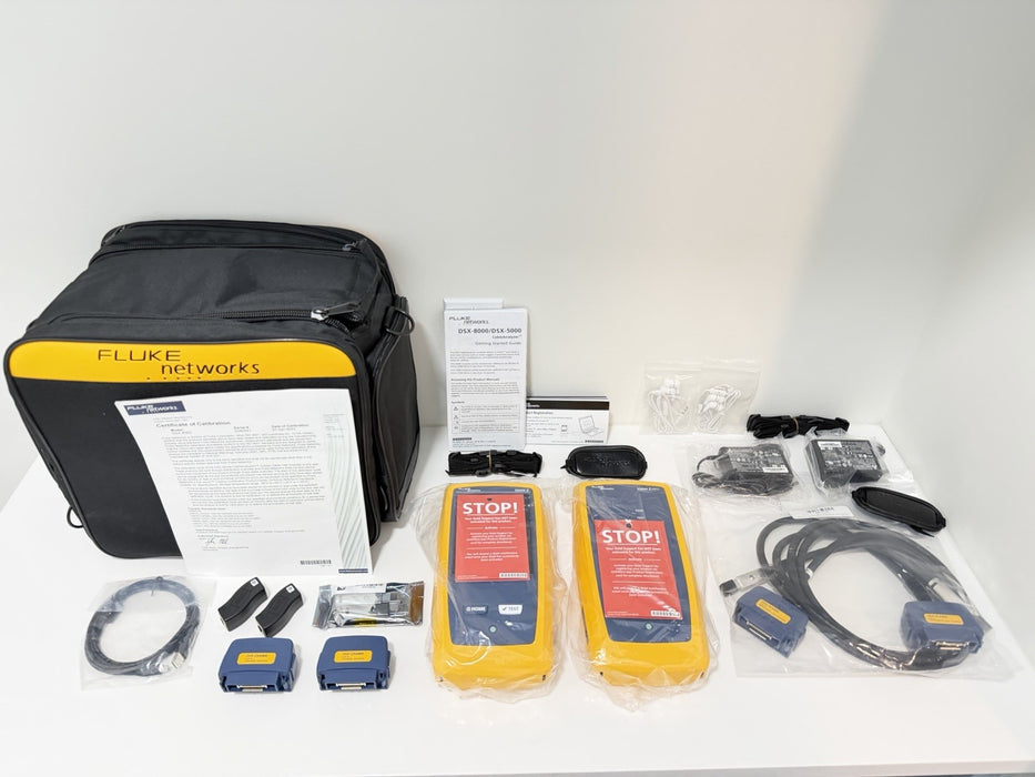 FLUKE NETWORKS DSX2-8000 ANALYZER/GLD 1 YEAR SUPPORT NEW SEALED