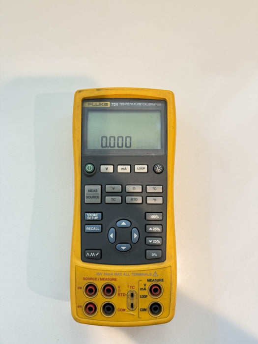 FLUKE 724 TEMPERATURE CALIBRATOR (PARTS ONLY) (FOR PARTS) SHIPS FAST