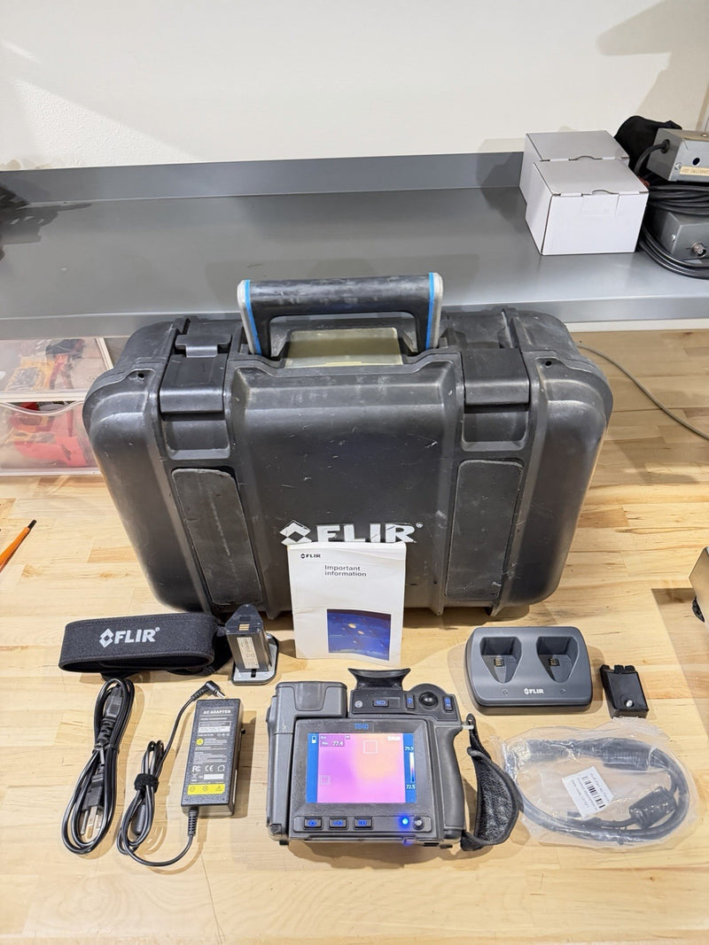 FLIR T640 THERMAL IMAGING CAMERA WITH ACCESSORIES TESTED