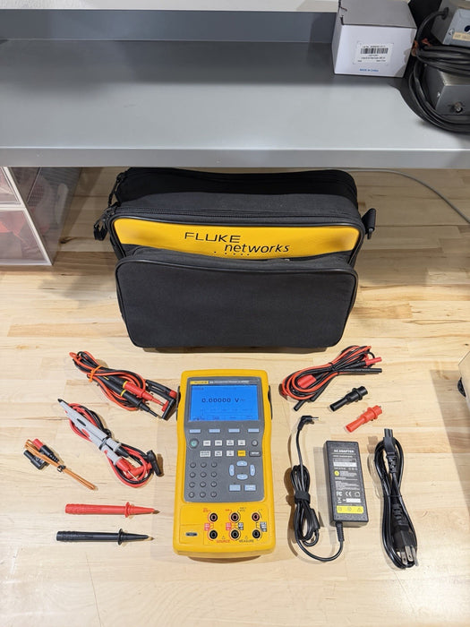 FLUKE 754 DOCUMENTING PROCESS CALIBRATOR WITH ACCESSORIES TESTED
