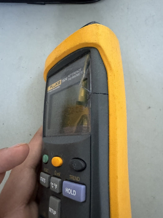 FLUKE HART SCIENTIFIC 1524 DUAL CHANNEL REFERENCE THERMOMETER