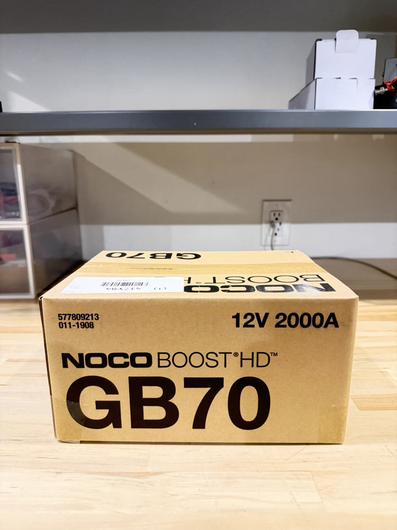 NOCO BOOSE HD GB70 12V 2000A ULTRA SAFE JUMP STARTER POWER PACK