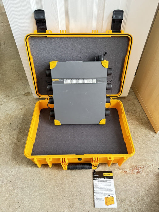 FLUKE 1760 THREE PHASE POWER QUALITY RECORDER TOPAS WITH NEW