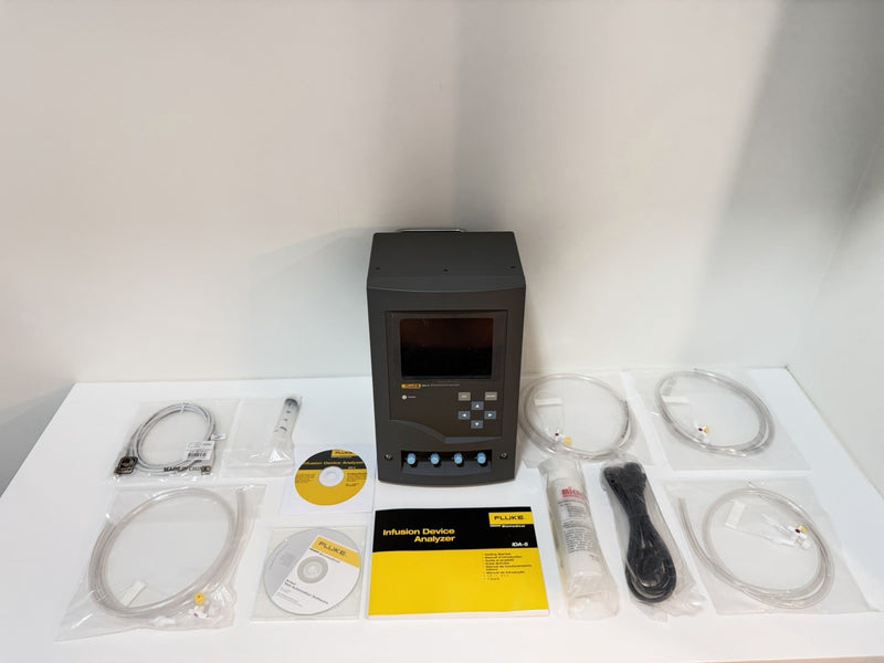 FLUKE BIOMEDICAL IDA-5 INFUSION DEVICE ANALYZER KIT 4 CHANNEL (NEW SEALED)