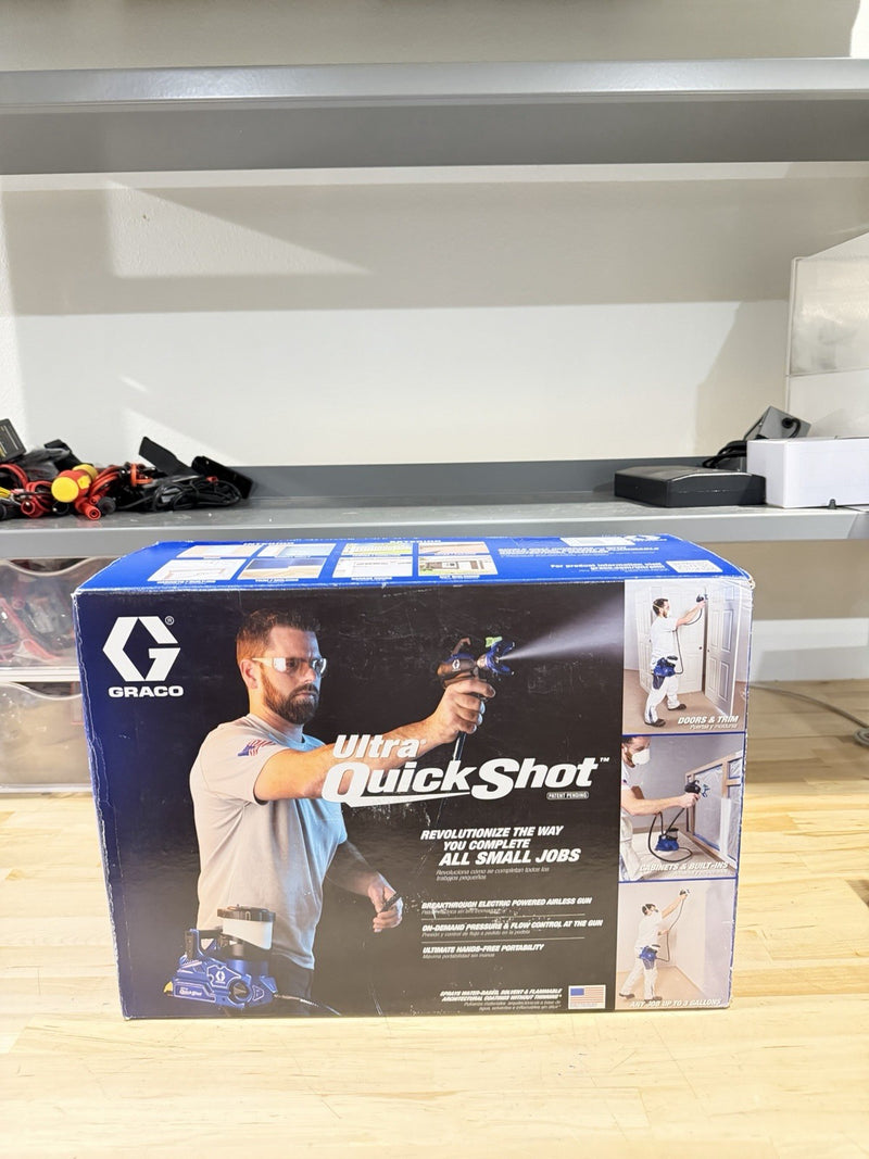 GRACO ULTRA QUICKSHOT AIRLESS PAINT SPRAYER (NEW FACTORY SEALED) FREE SHIPPING