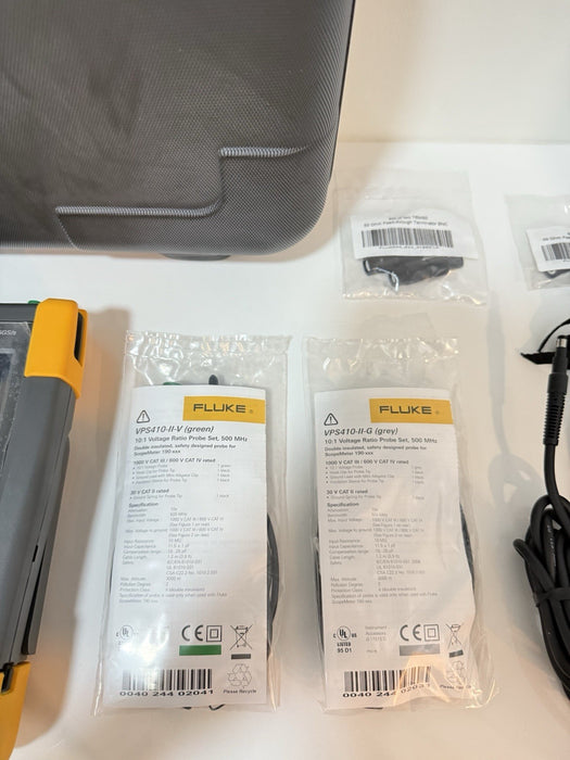 FLUKE 190-504 SCOPEMETER 5GS/S 4CH 500MHZ TESTED