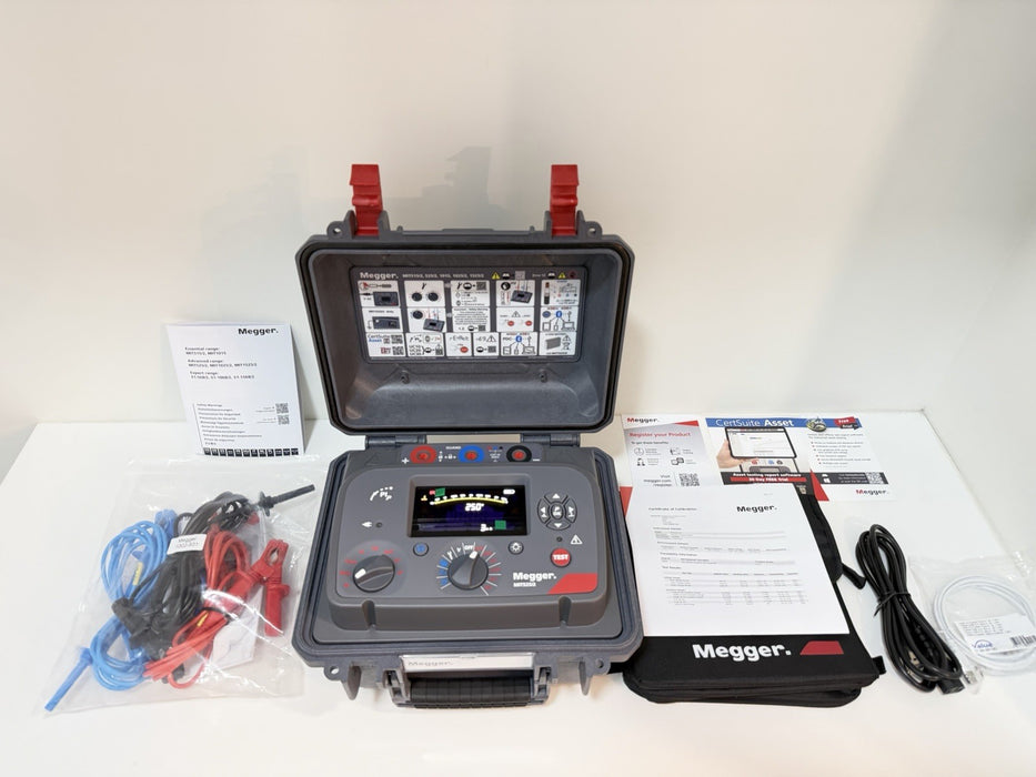 MEGGER MIT525-2 5KV ADVANCED INSULATION TESTER (CALIBRATED 2025/2026) NEW SEALED