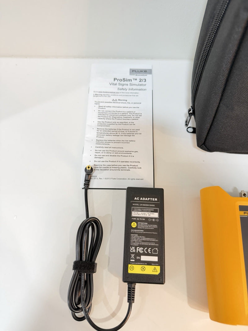 FLUKE BIOMEDICAL PROSIM 2 VITAL SIGNS SIMULATOR WITH CHARGEE CALIBRATED 2026