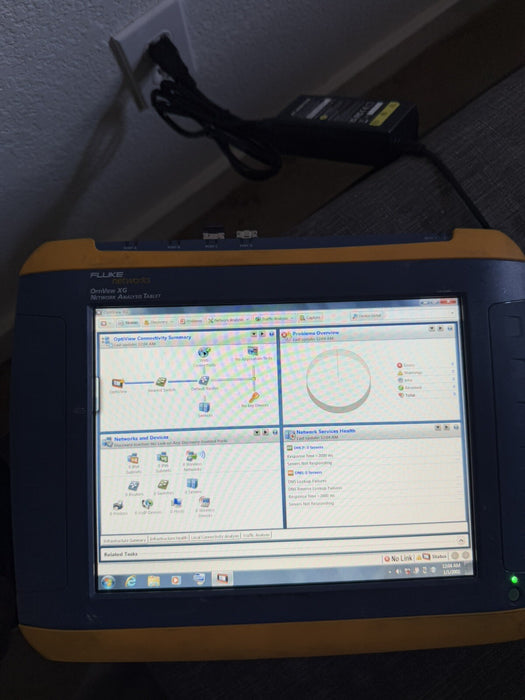 FLUKE NETWORKS OPTIVIEW XG NETWORK ANALYZER TABLET