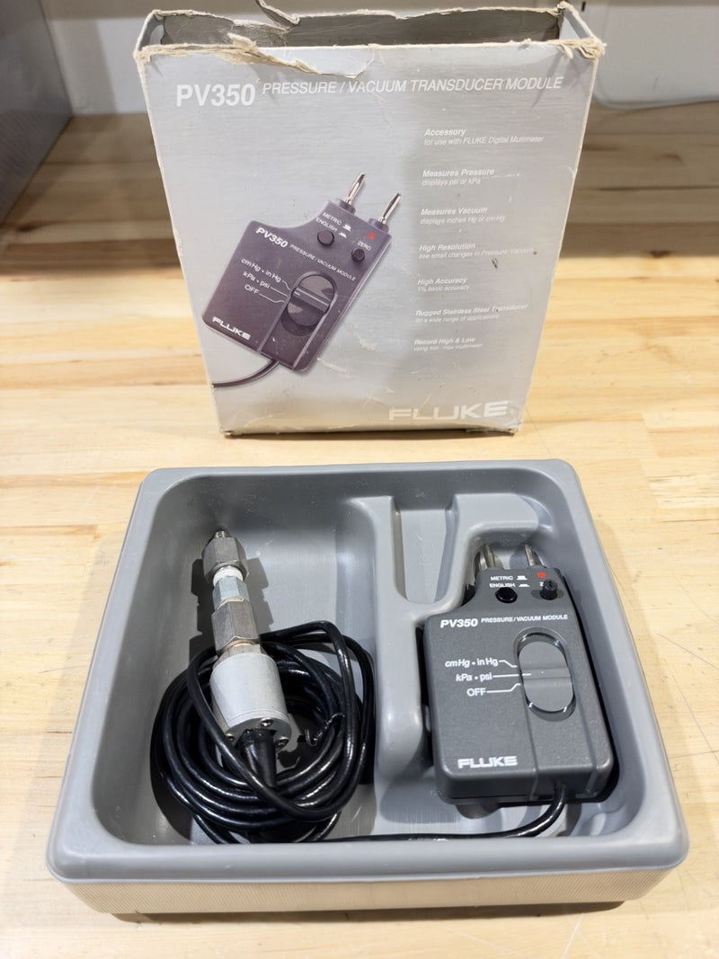 FLUKE PV350 PRESSURE VACUMM TRANSDUCER MODULE - FREE SHIPPING (TESTED)