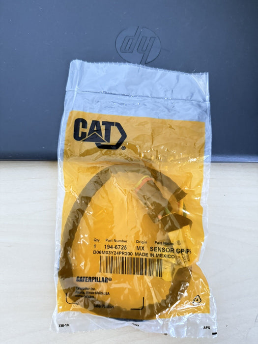 CAT 194-6725 1135KPA STEEL PRESSURE SENSOR (NEW SEALED) GENUINE OEM