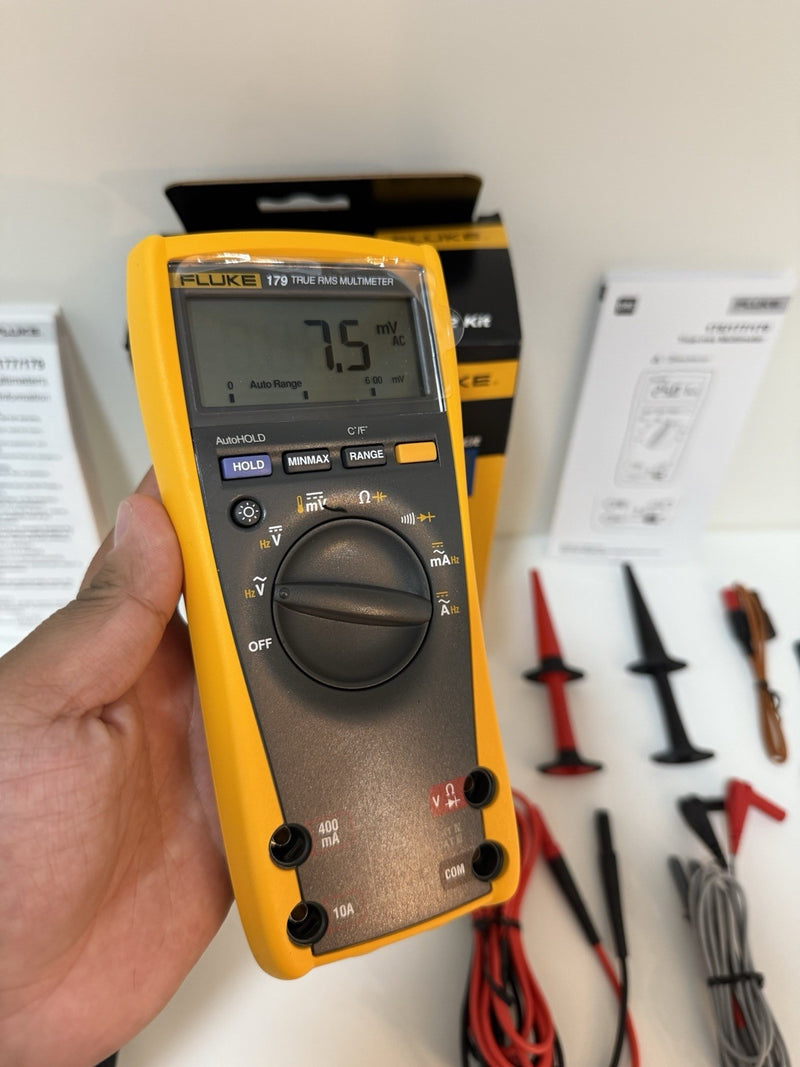 FLUKE 179/EDA2 MULTIMETER COMBO KIT CALIBRATED 2025