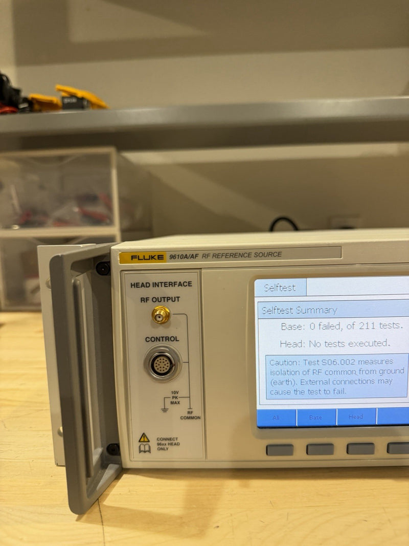FLUKE 9610A/AF RF REFERENCE SOURCE - FREE SHIPPING (TESTED PASS ALL TESTS)
