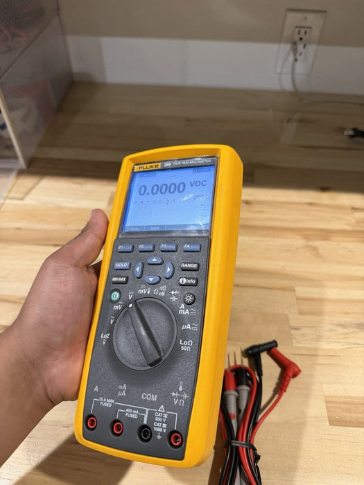 FLUKE 289 TRUE RMS ELECTRONIC LOGGING DIGITAL MULTIMETER WITH LEADS & CLIPS #3