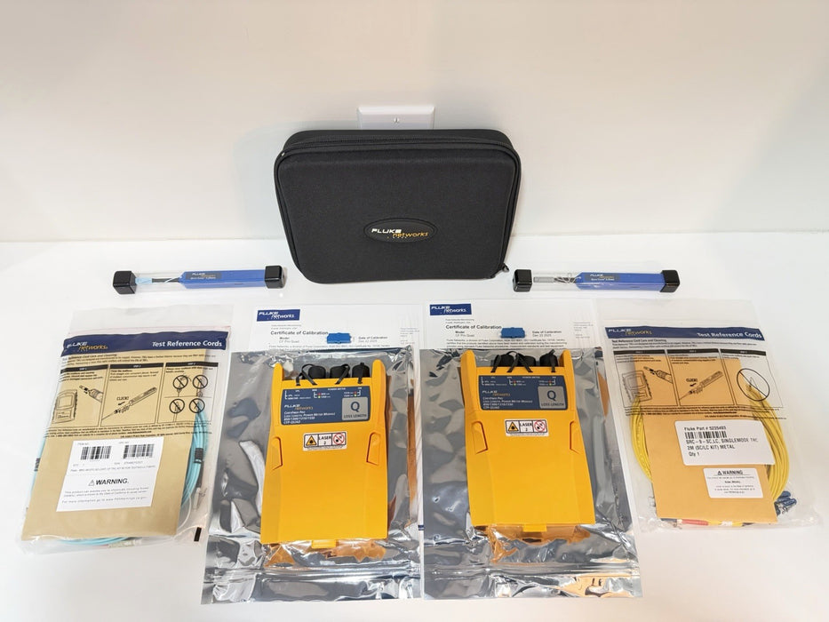 FLUKE NETWORKS CFP-QUAD CERTIFIBER PRO KIT (NEW FACTORY SEALED) CALIBRATED 2026