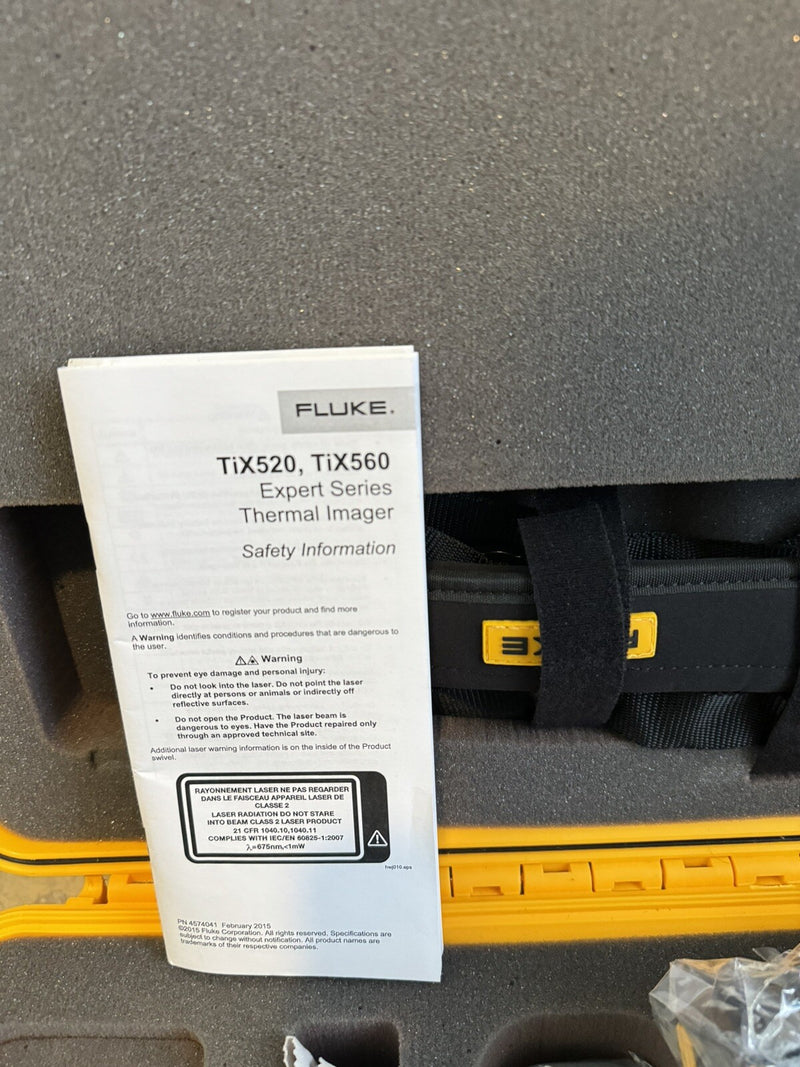 FLUKE TIX560 HANDHELD THERMAL CAMERA 320X240P 60HZ -20°C TO 1200°C