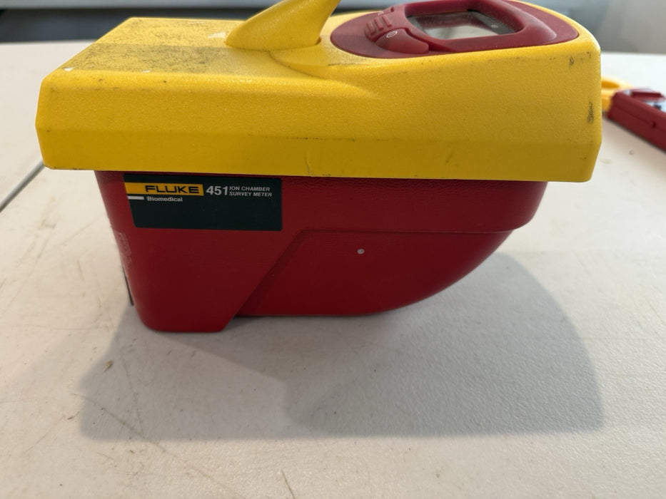 FLUKE BIOMEDICAL 451P-RYR ION CHAMBER SURVER METER FOR PARTS