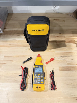 FLUKE 772 MILLIAMP PROCESS CLAMP WITH LEADS & CLIPS TESTED